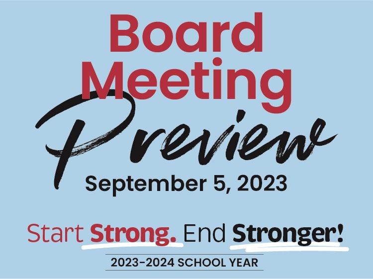  Board Meeting Preview - August 15, 2023
